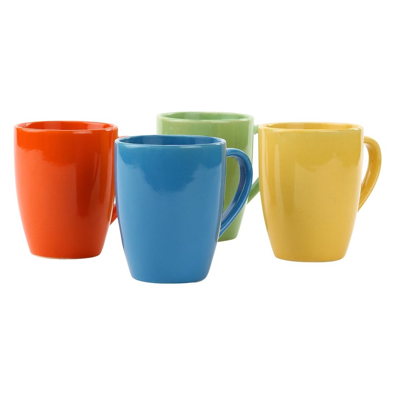 Kittens KITTENS Ceramic Coffee Mug Set of 4, Made with Food Grade Material, Handcrafted and Handpainted Design, Mugs for Daily Uses, 330ml, Multicolor - Image 1
