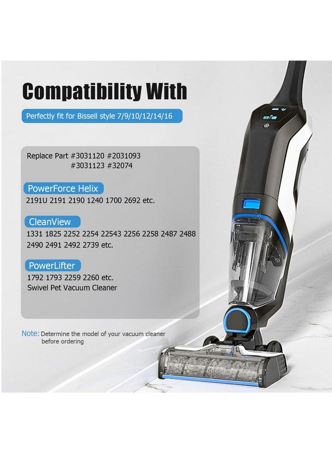 Ancable 3-Pack Vacuum Belt for Bissell 7/9/10 p/n 3031120, Upgraded Pet Vacuum Cleaner Belt for Bissell Powerforce Helix Cleanview Powerlifter Swivel Rewind Vac Cleaner Replacement Pn 2031093 3031123 32074 - Image 2