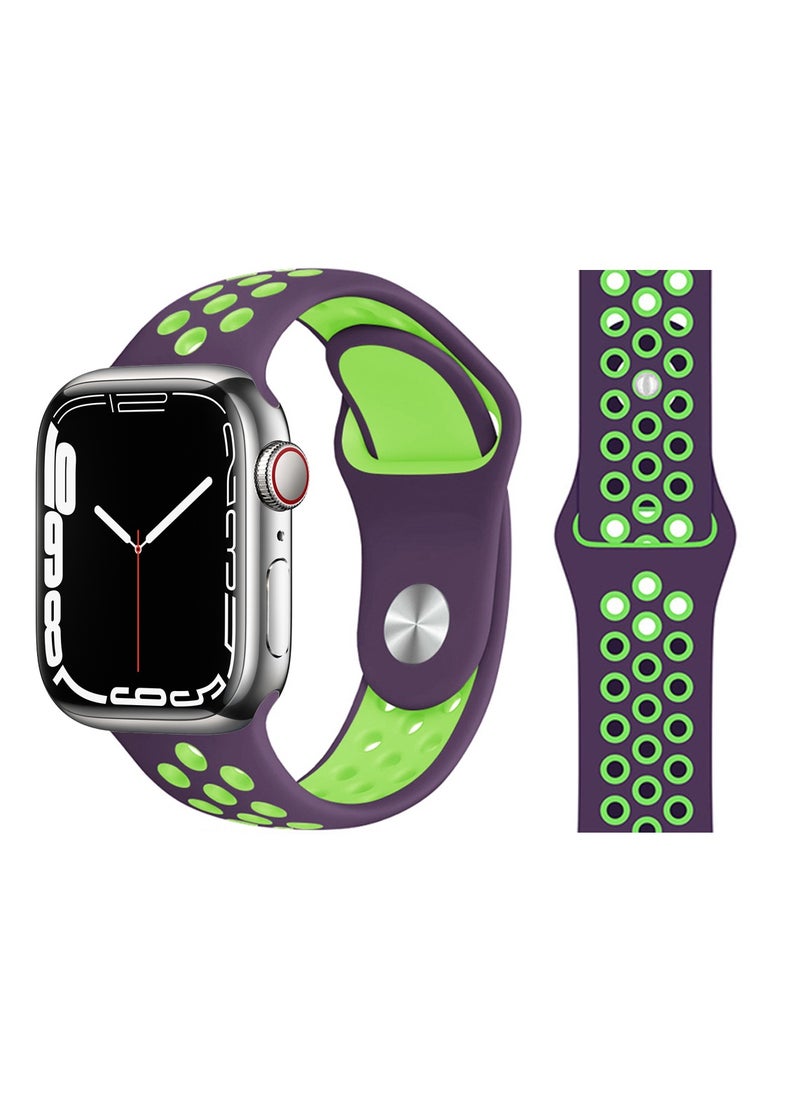 Perfii - 5pcs Watch Bands Replacement for Apple Watch Strap Compatible with Apple Watch 42/41/40/38mm Series 10/9/8/7/6/5/4/SE - Image 1
