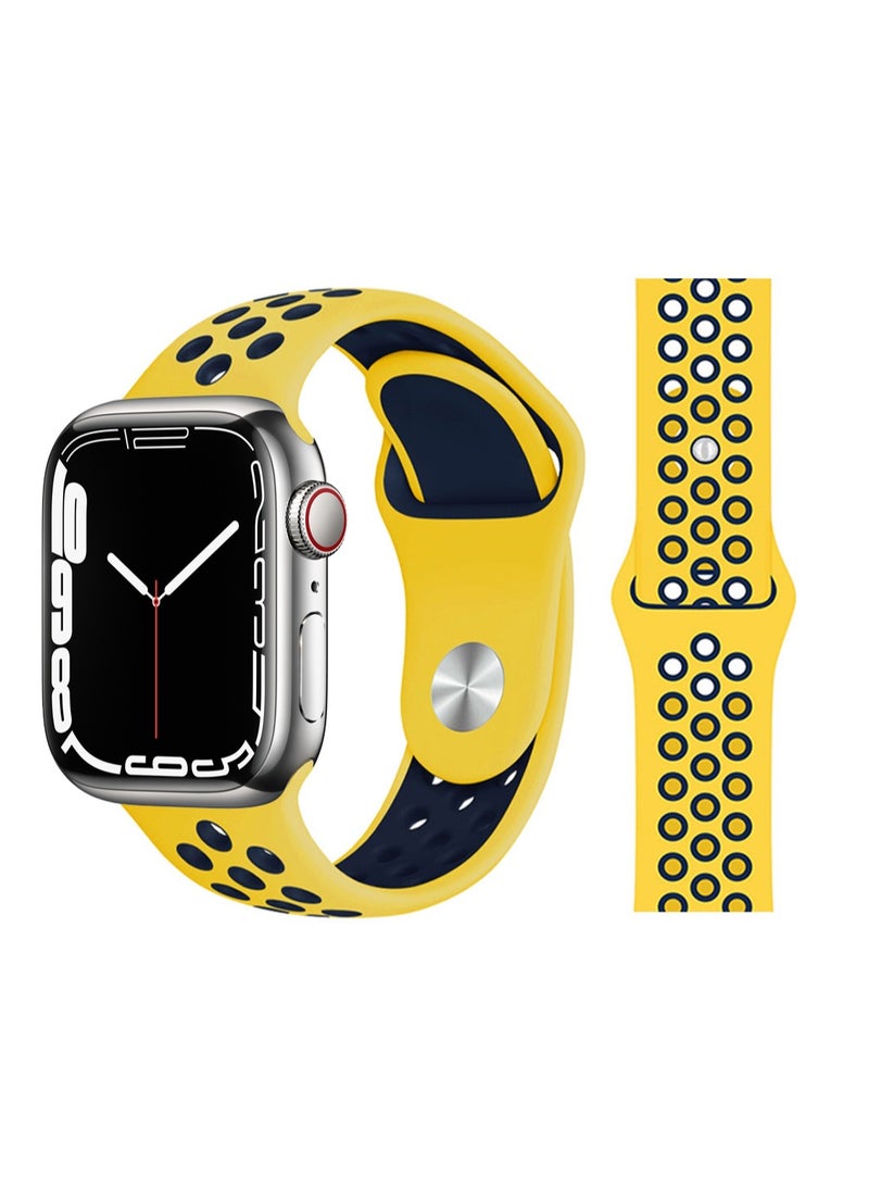 Perfii - 5pcs Watch Bands Replacement for Apple Watch Strap Compatible with Apple Watch 42/41/40/38mm Series 10/9/8/7/6/5/4/SE - Image 1
