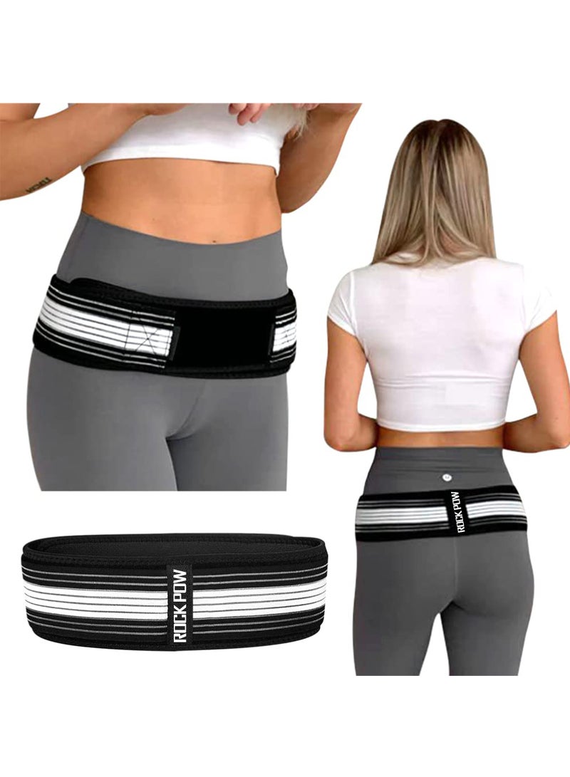 كابتن تيك Sacroiliac SI Joint Hip Belt  Lower Support Brace for Men and Women  Hip Braces for Hip Pain  Pelvic Support Belt  Trochanter Belt  Sciatica Pelvis Lumbar Pain Relief - Image 1