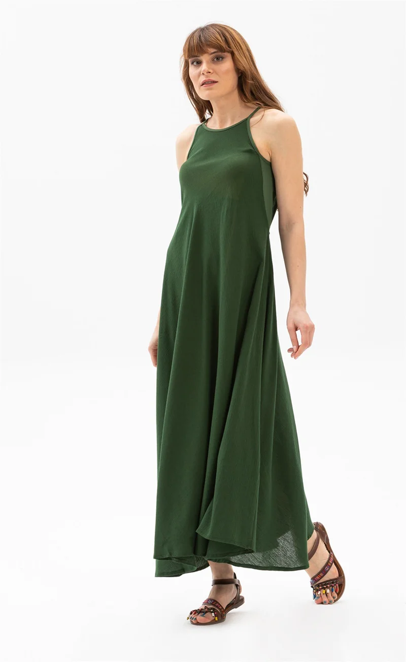اليش شيل بيزي Sleeveless A-Line Dress
