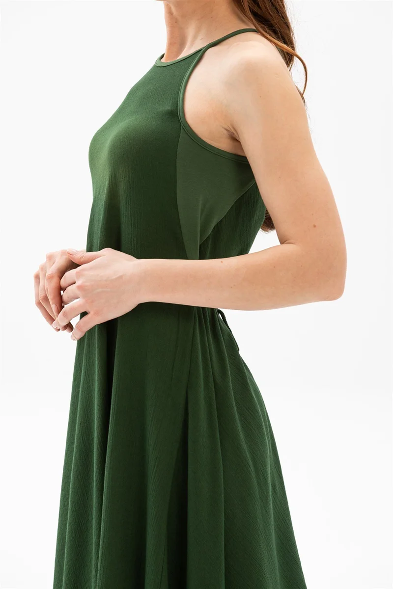 اليش شيل بيزي Sleeveless A-Line Dress