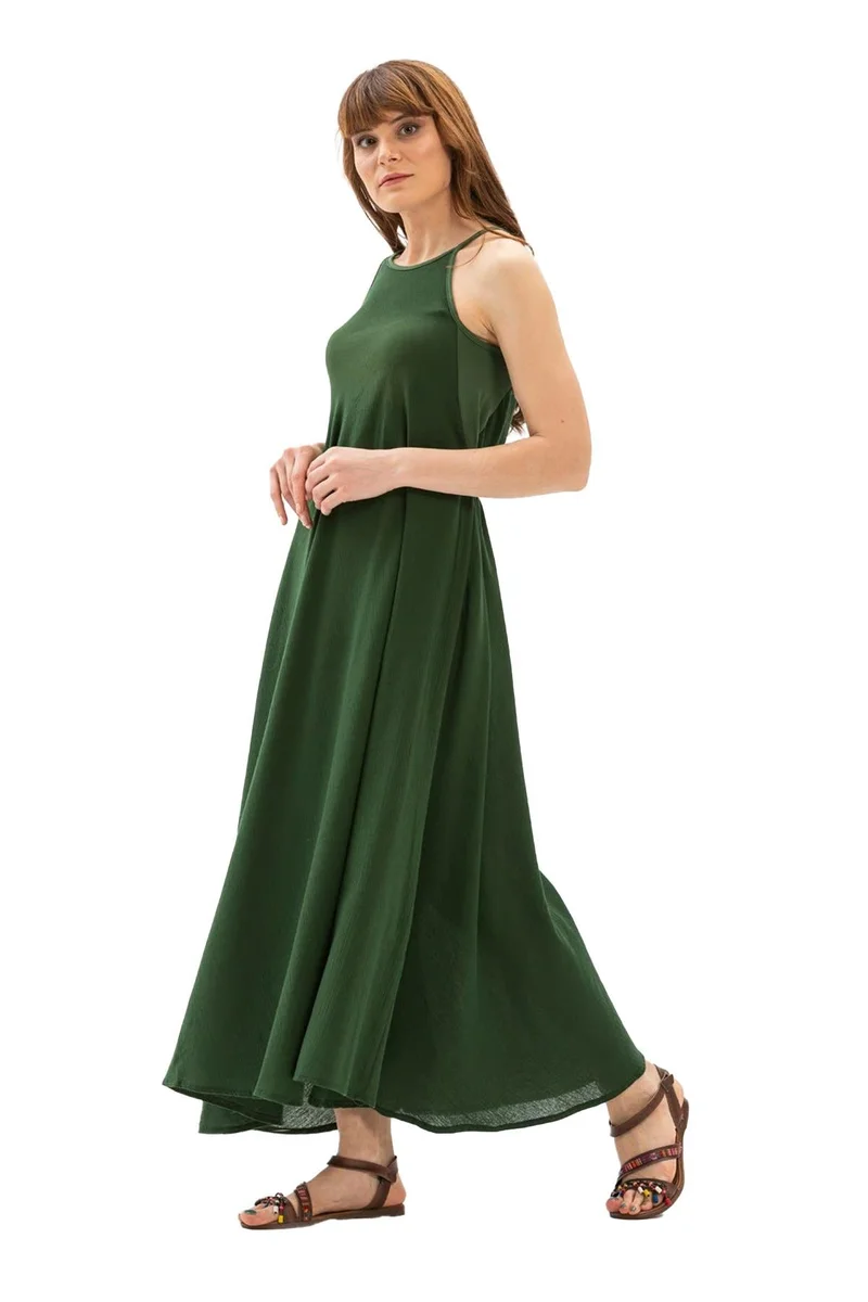 اليش شيل بيزي Sleeveless A-Line Dress