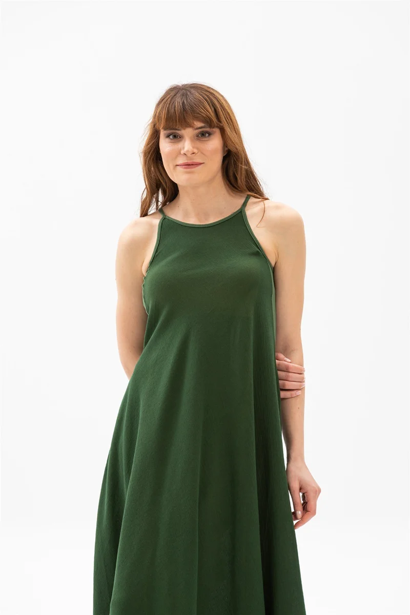 اليش شيل بيزي Sleeveless A-Line Dress