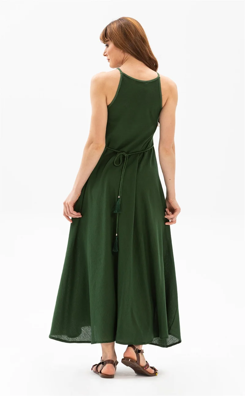 اليش شيل بيزي Sleeveless A-Line Dress