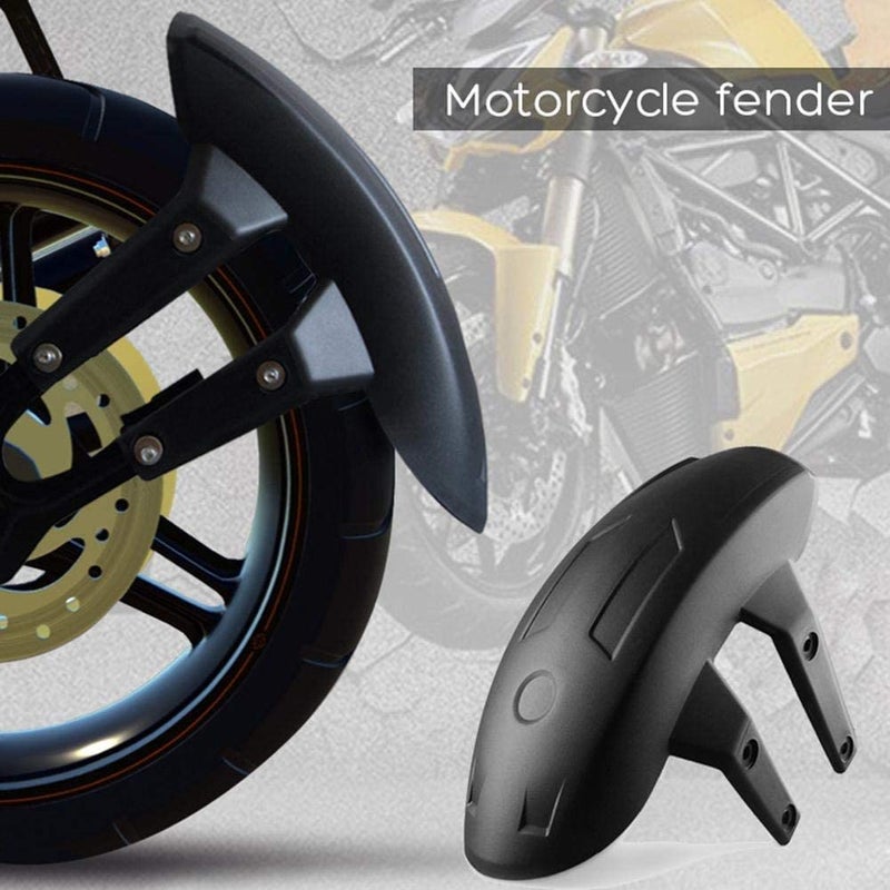 Asryd Rear Tyre Flexible Mudguard Bike Splash Guard ABS Material Compatible with Bajaj Pulsar RS 200, Black - Image 3
