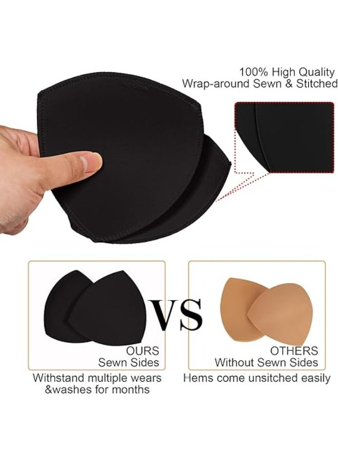 SUNSAR Bra Pad Inserts,Triangle Sports Bra Inserts for Women Removable Breast Enhancers Inserts  for Dresses Swimsuits Bikini - Image 5