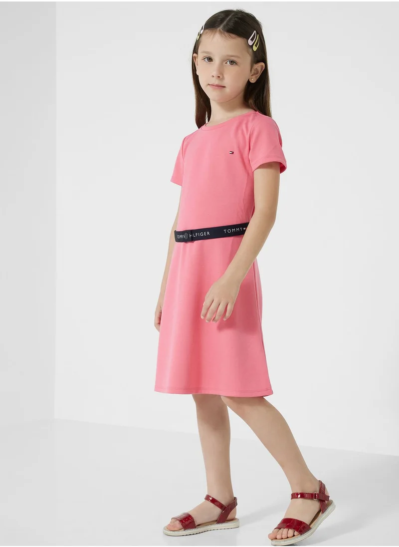 TOMMY HILFIGER Youth Logo Tape Skater Dress