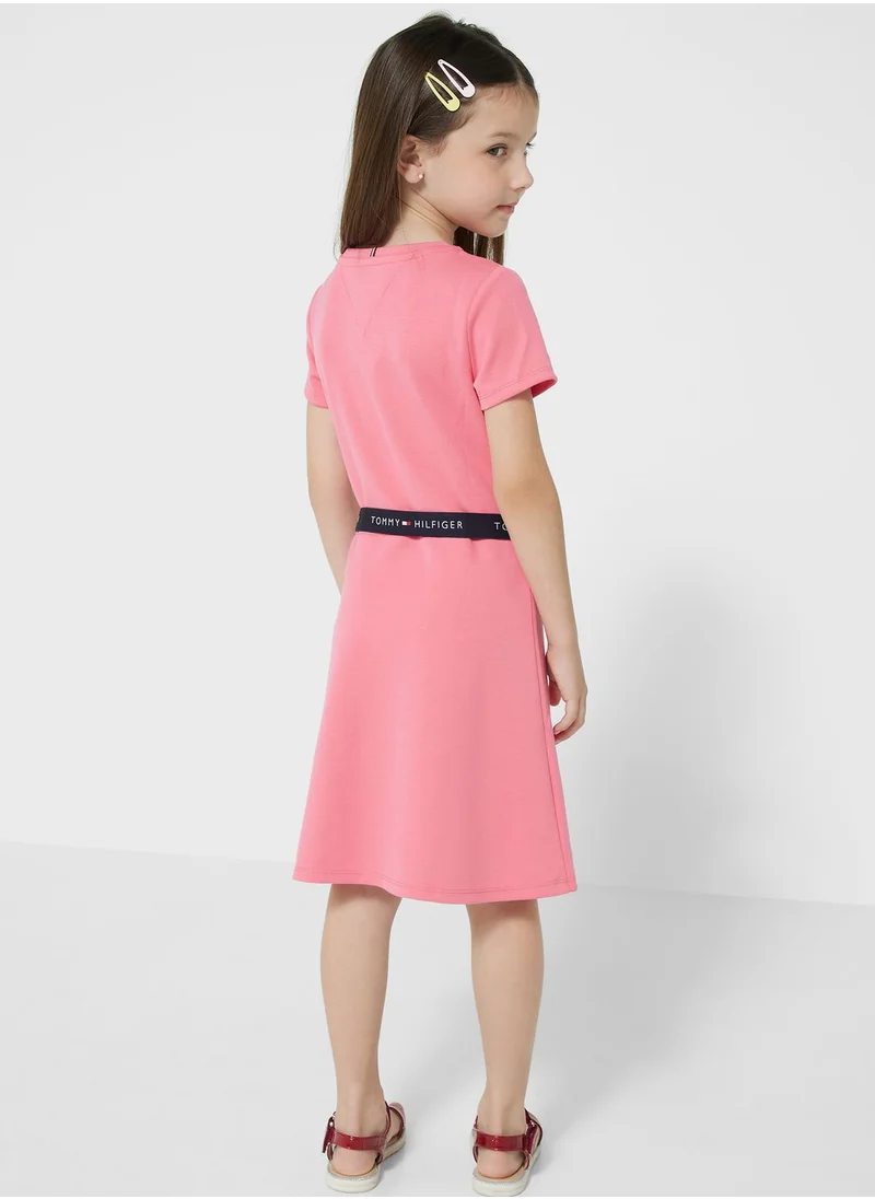 TOMMY HILFIGER Youth Logo Tape Skater Dress