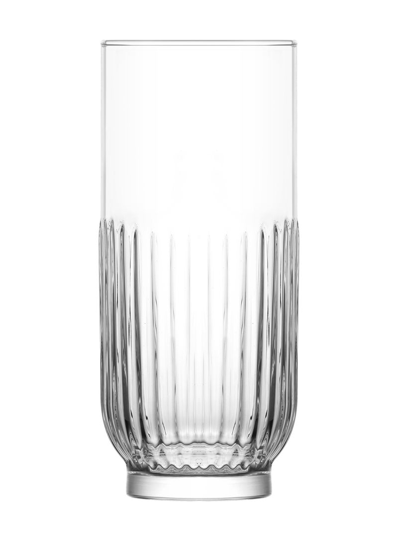 LAV 3 Pieces Tokyo Long Drink Glass Set 395 Ml - Clear - Image 1
