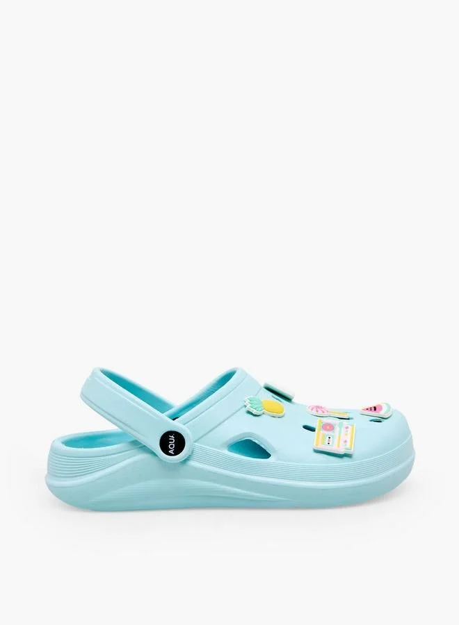 أكوا Girls Retro Jibbitz Clogs