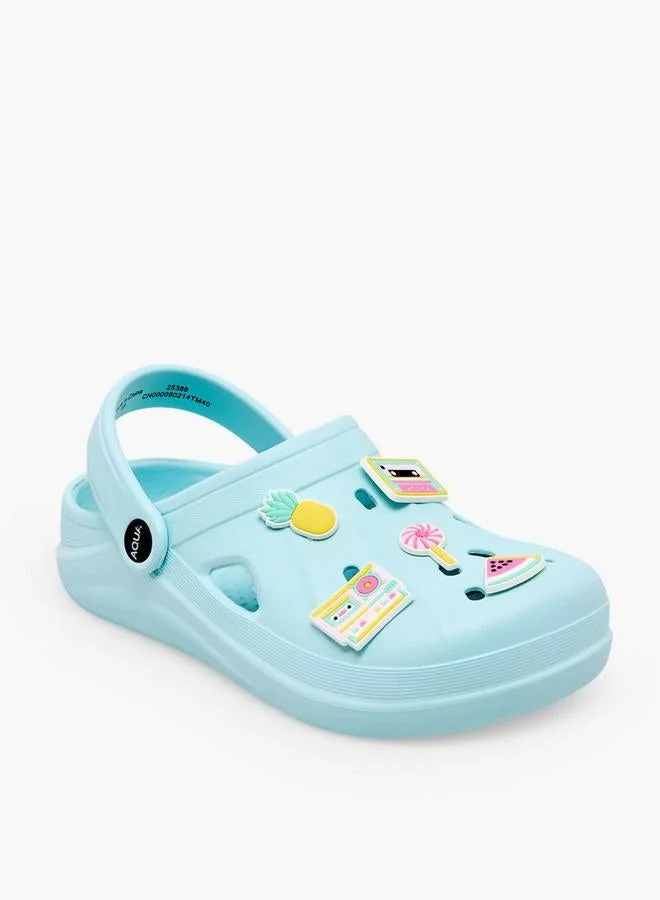 أكوا Girls Retro Jibbitz Clogs