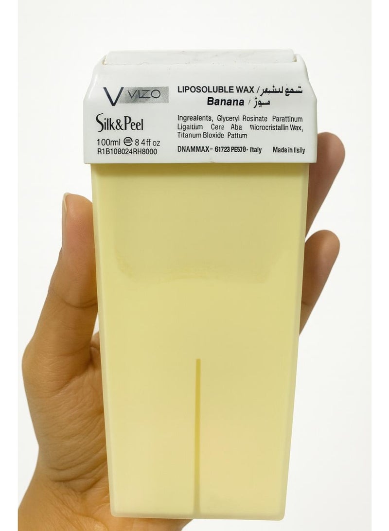 VIZO PROFESSIONAL Vizo Silk & Peel  Banana Wax  100Ml Large - Image 3