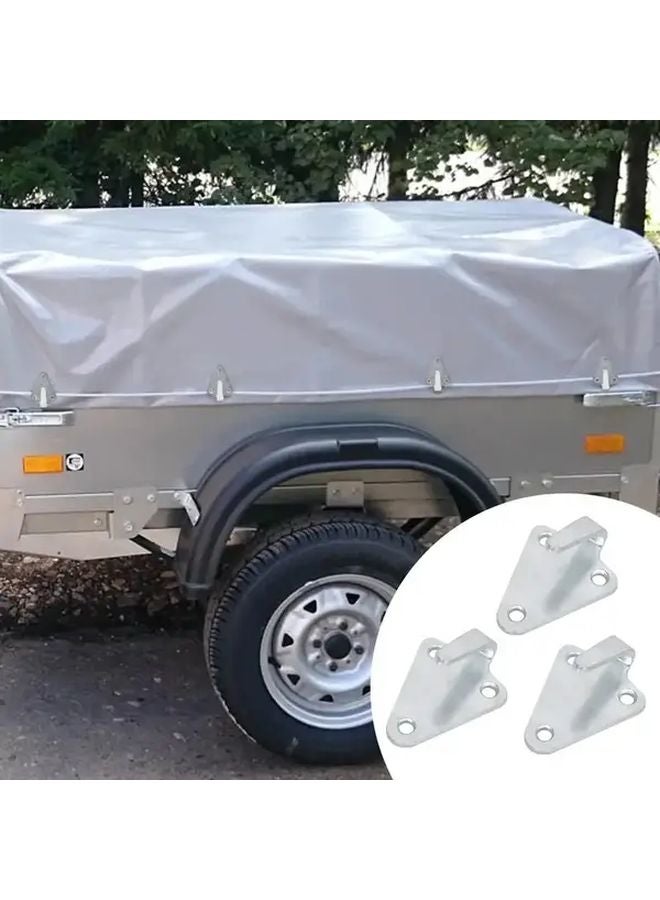 Heavy Duty Stainless Steel Tarp Hooks Silvery Corrosion Resistant Fasteners for Trailers RVs Camping Cargo - Image 1