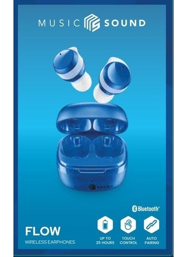 cellular line - Cellularline Music Sound Flow Tws Earphones-Blue - Image 1
