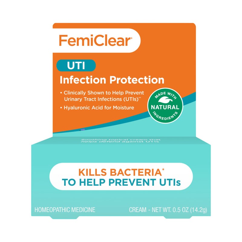 FemiClear Infection Protection Vulva Cream Protection Against Urinary Tract Infections and Recurring UTIs Made with Natural Ingredients Feminine Care
