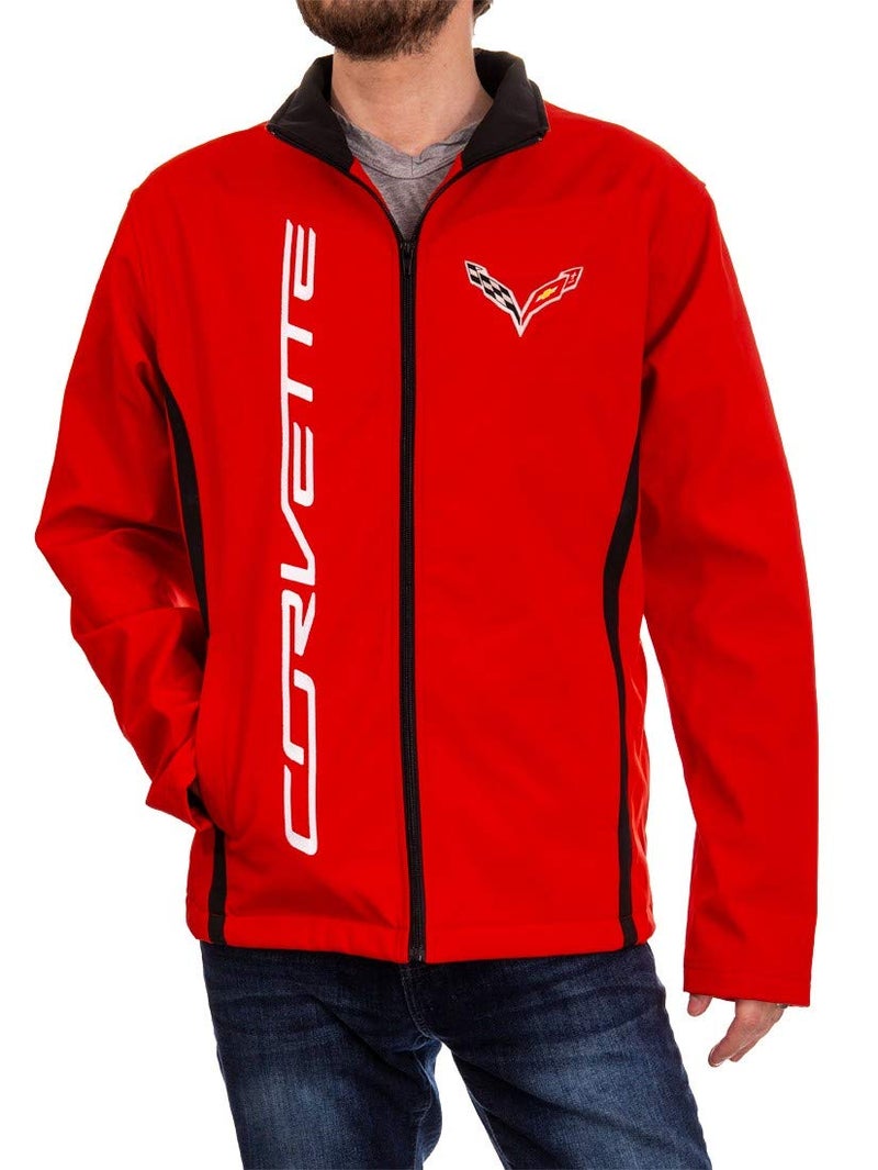 Calhoun GM Chevrolet Unisex Bonded All-Season Jacket (Corvette (Red), XX-Large) - Image 5