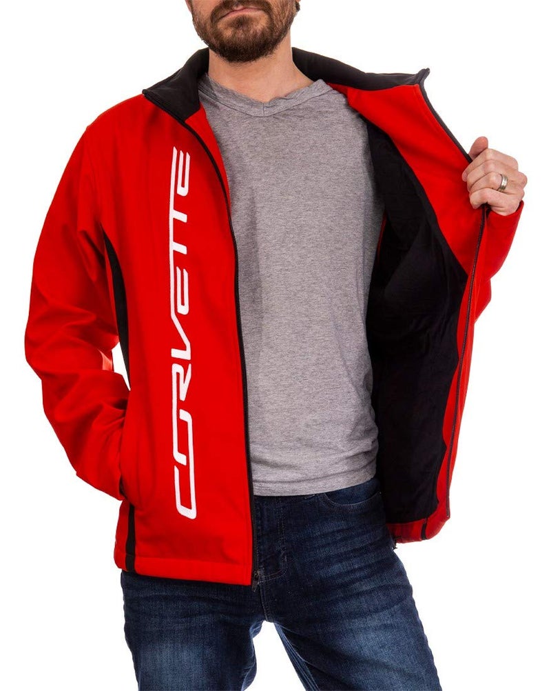 Calhoun GM Chevrolet Unisex Bonded All-Season Jacket (Corvette (Red), XX-Large) - Image 2