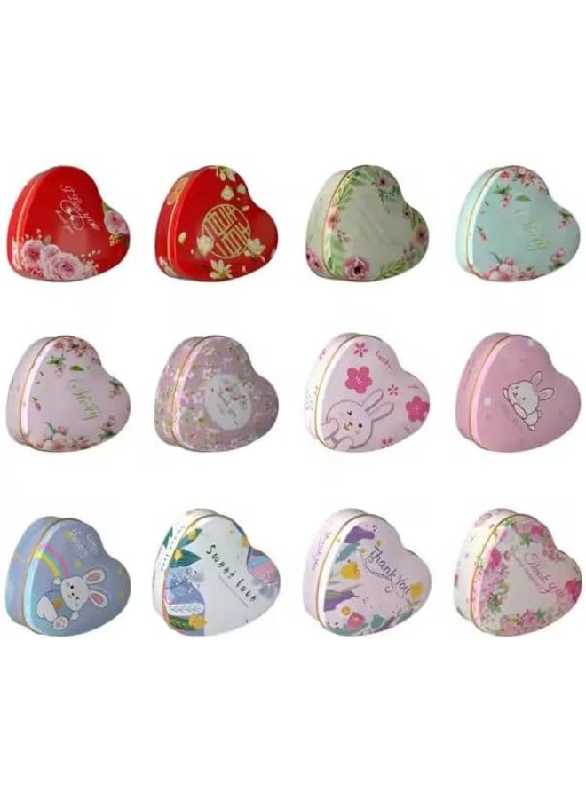 شمعة عطرية لطيفة على شكل قلب متعددة الألوان والأشكال - Image 4