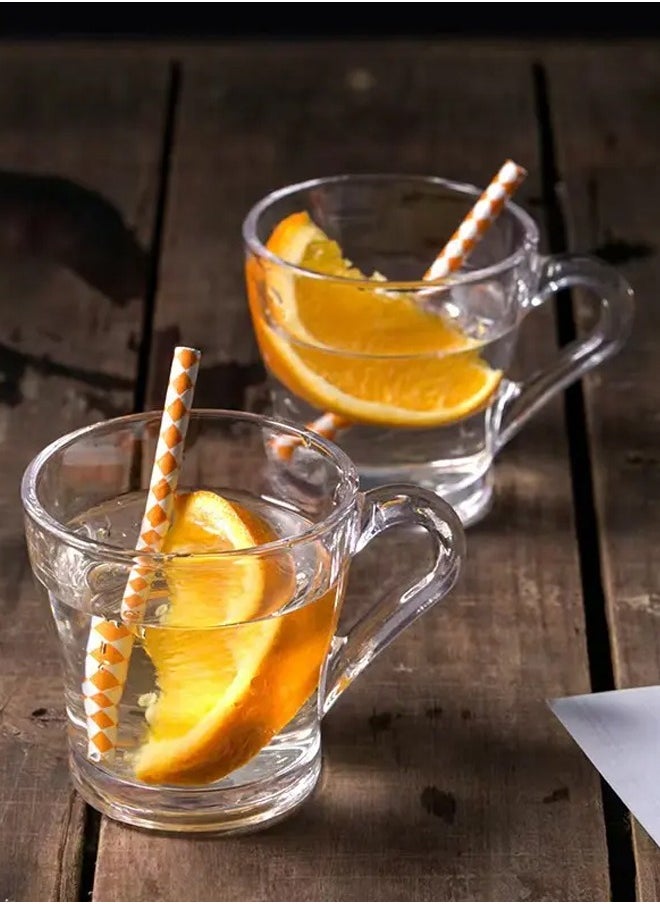 Blinkmax 6-Piece Tea Cup Set Clear 160ml  - Image 4