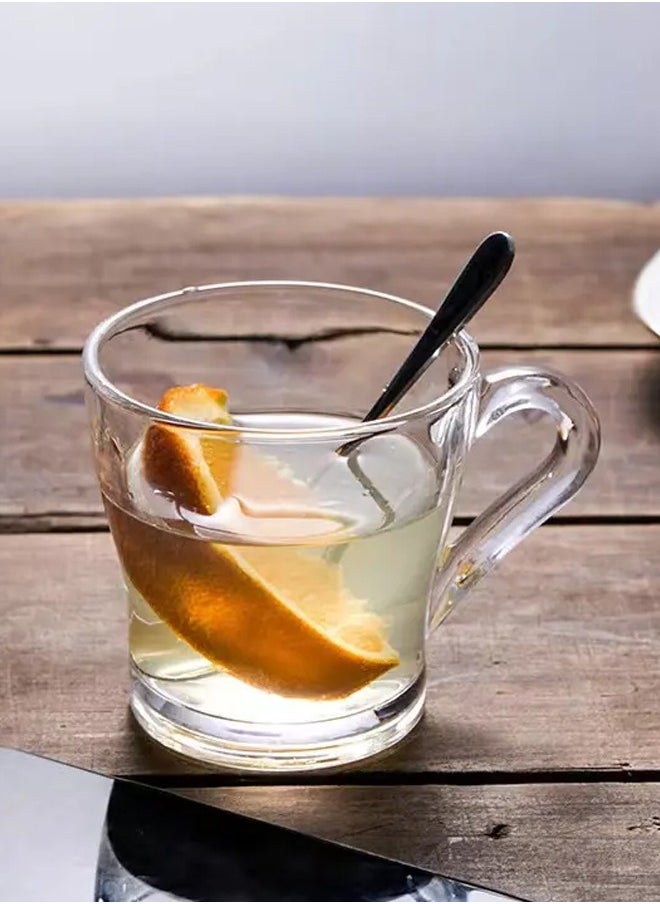 Blinkmax 6-Piece Tea Cup Set Clear 160ml  - Image 5