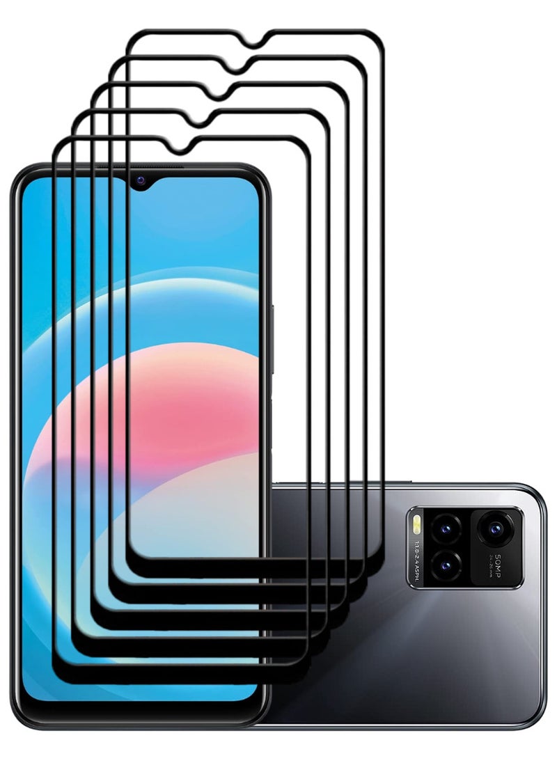 ACLIX 5 Pieces Antistatic ESD Dustproof Premium Quality High Definition Tempered Glass Screen Protector Designed For vivo Y33s - Image 1