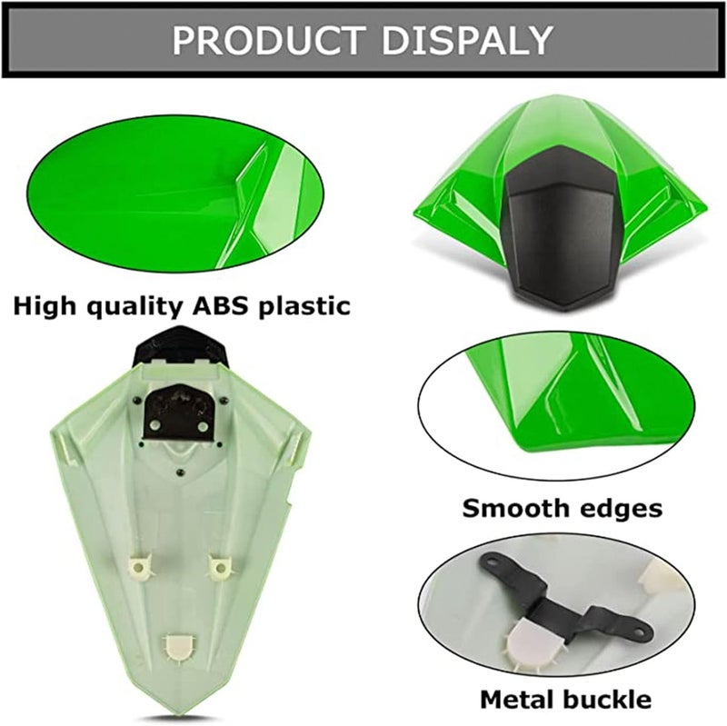 psler Rear Seat Fairing Cover Cowl for EX300R EX300 ZX250R EX250R Ninja 300 300R 250 250R 2013-2019(Green) - Image 4