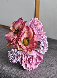 Kutis 1 Bunch of Multicolor Artificial Decorative Flowers Home Dining Room Decoration False Blossom 13 x 28 Centimeter  - Image 2