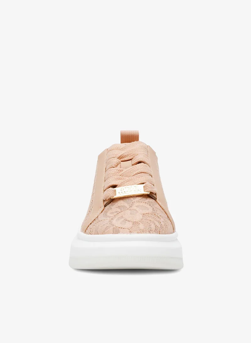 STEVE MADDEN  Steve madden glacial-l women's blush lace sneakers for Women | Best Price UAE