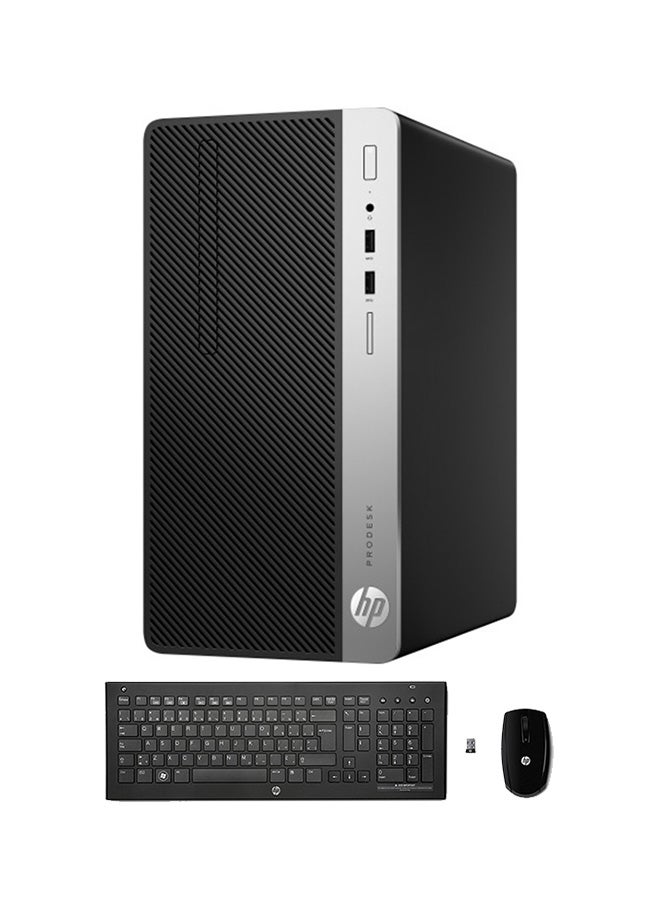 HP 400 G4 MT - 1QP00ES Tower PC Core i5 Processor/4GB RAM/1TB HDD/Integrated Graphics With Keyboard And Mouse Black - Image 1