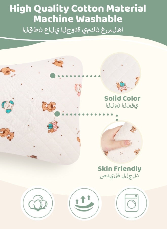 وسادة صغيرة للنوم، وسادة الرقبة ودعم الخصر، وسادة السفر للطائرات والسيارات والمكاتب والمنزل - وسادة صغيرة ناعمة وقابلة للغسل على الجانب النائم، وردي - 1 - Image 2