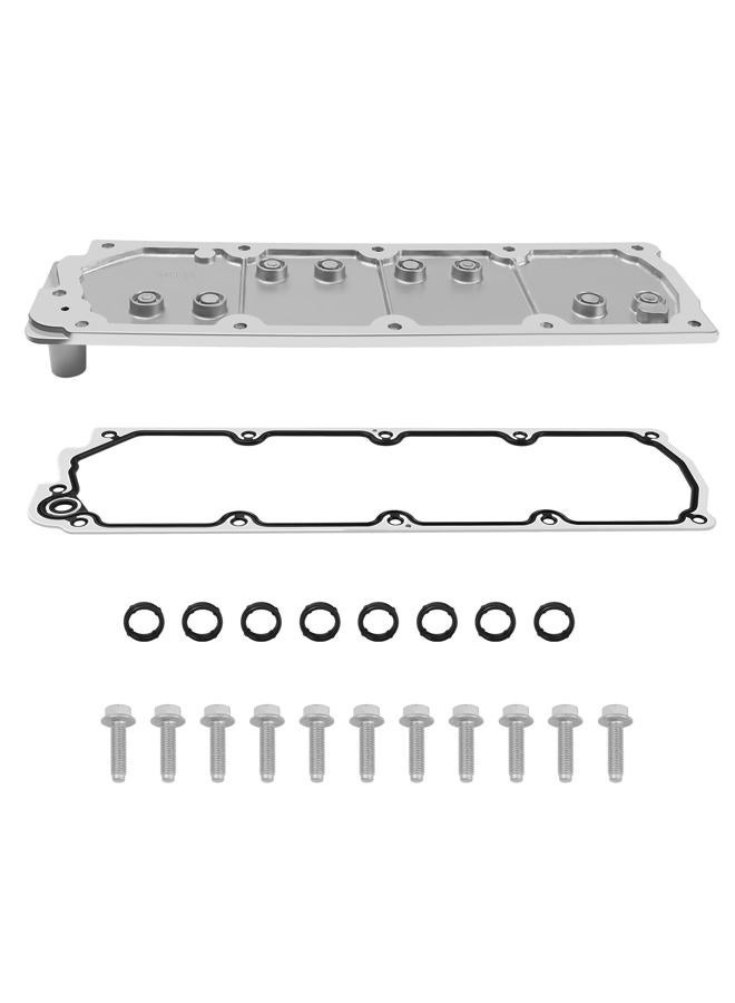 Glvvexa 12598832 LS Gen 4 Valley Cover Plate Kit Replacement for 2007-2013 Chevy Silverado GMC Sierra SUV LS2 LS3 LS7 4.8L 5.3L 6.0L 6.2L Non AFM/DOD - Image 1