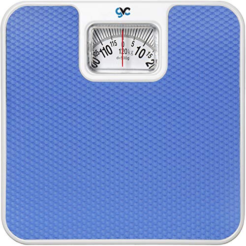 GVC Iron Analogue Personal Health Check Up Fitness Weighing Scale (Blue), 120 Kilograms - Image 1