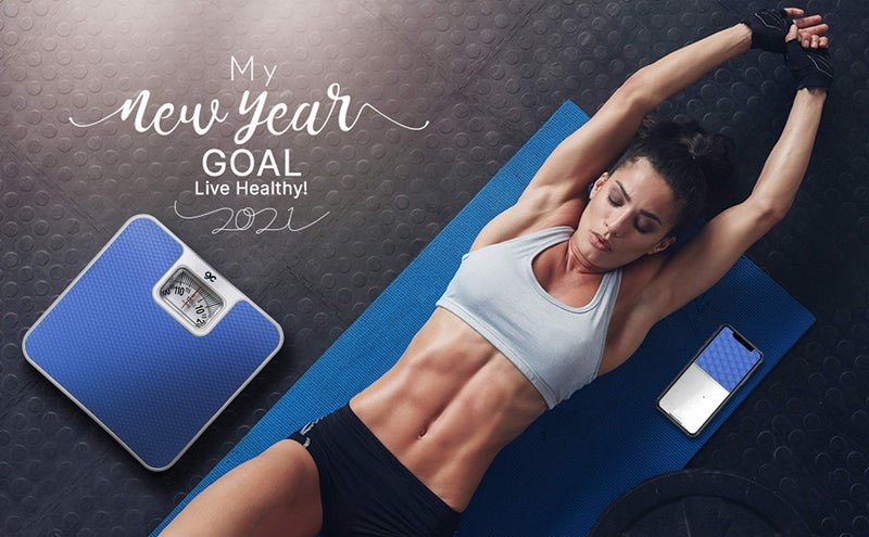 GVC Iron Analogue Personal Health Check Up Fitness Weighing Scale (Blue), 120 Kilograms - Image 2