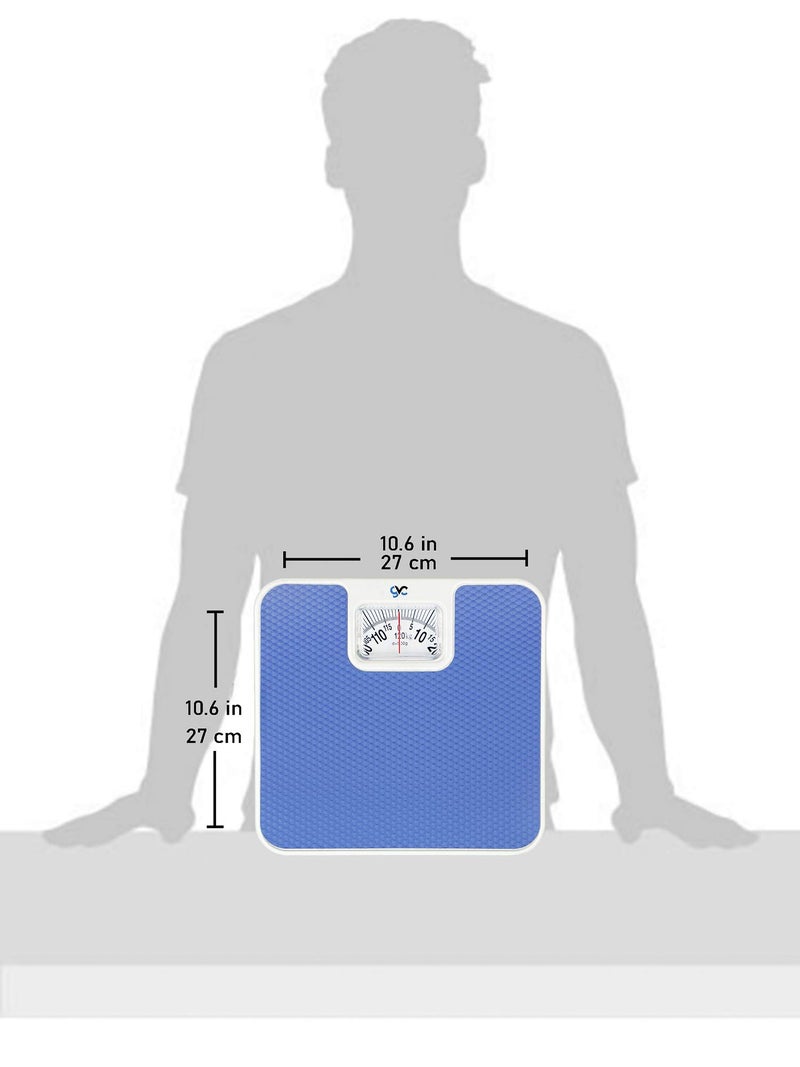 GVC Iron Analogue Personal Health Check Up Fitness Weighing Scale (Blue), 120 Kilograms - Image 4