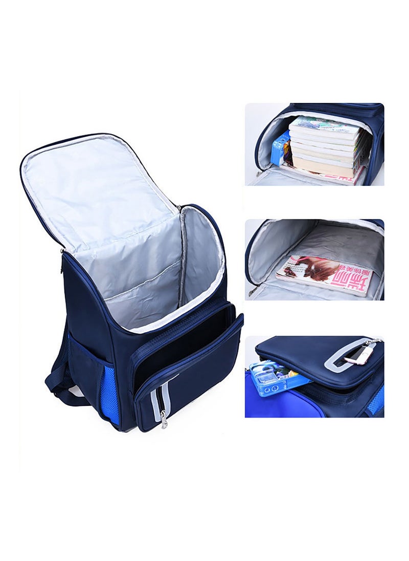 Eazy Kids - Panda School Bag-Blue - Image 1