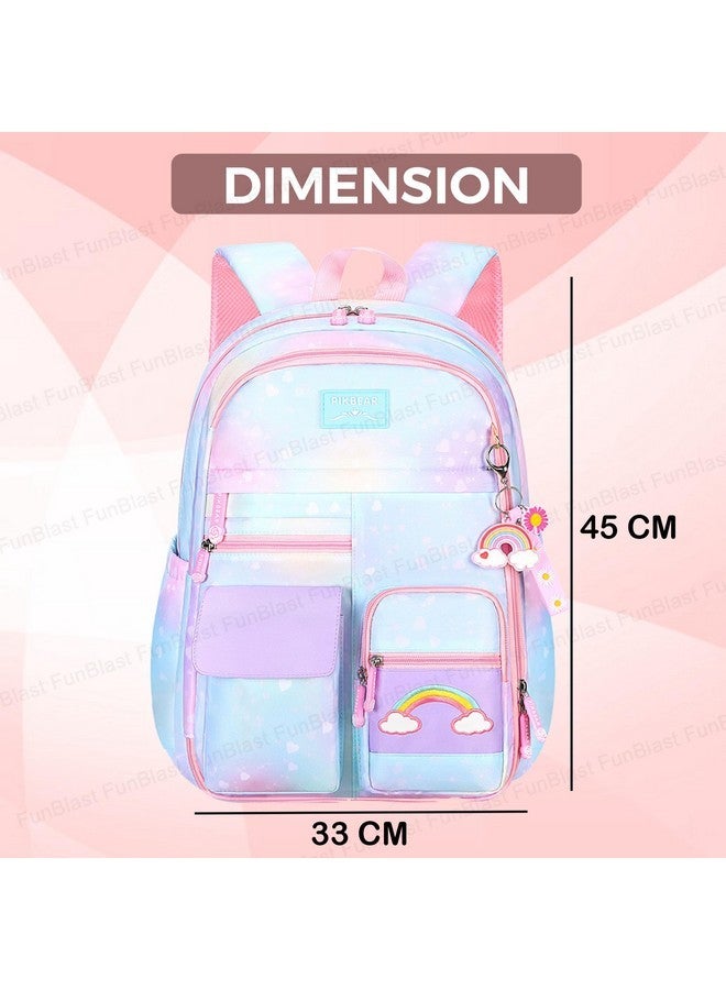 FunBlast Bag for Girls - School Bag for Girls, Large Capacity School Bags for Girls, Kawaii Bags, Bagpacks for Girls, Japanese School Bags for Girls - 45X33X16 CM (Multicolor) - Image 3