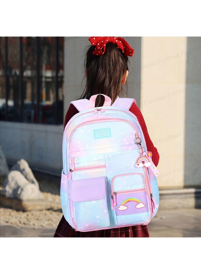 FunBlast Bag for Girls - School Bag for Girls, Large Capacity School Bags for Girls, Kawaii Bags, Bagpacks for Girls, Japanese School Bags for Girls - 45X33X16 CM (Multicolor) - Image 5