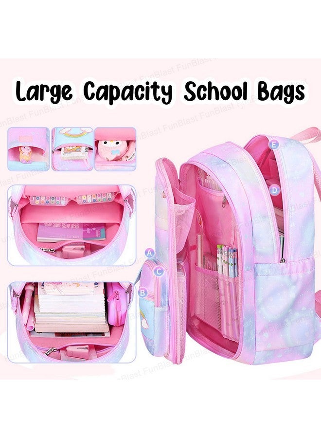 FunBlast Bag for Girls - School Bag for Girls, Large Capacity School Bags for Girls, Kawaii Bags, Bagpacks for Girls, Japanese School Bags for Girls - 45X33X16 CM (Multicolor) - Image 4