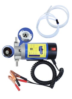 12V 100W Oil Extractor Pump, Oil Transfer Pump, Diesel Fluid Extractor Pump, Oil Suction Scavenge Pump Low Noise Equipped with 2 Pipes for Boat/Truck/Motorbike