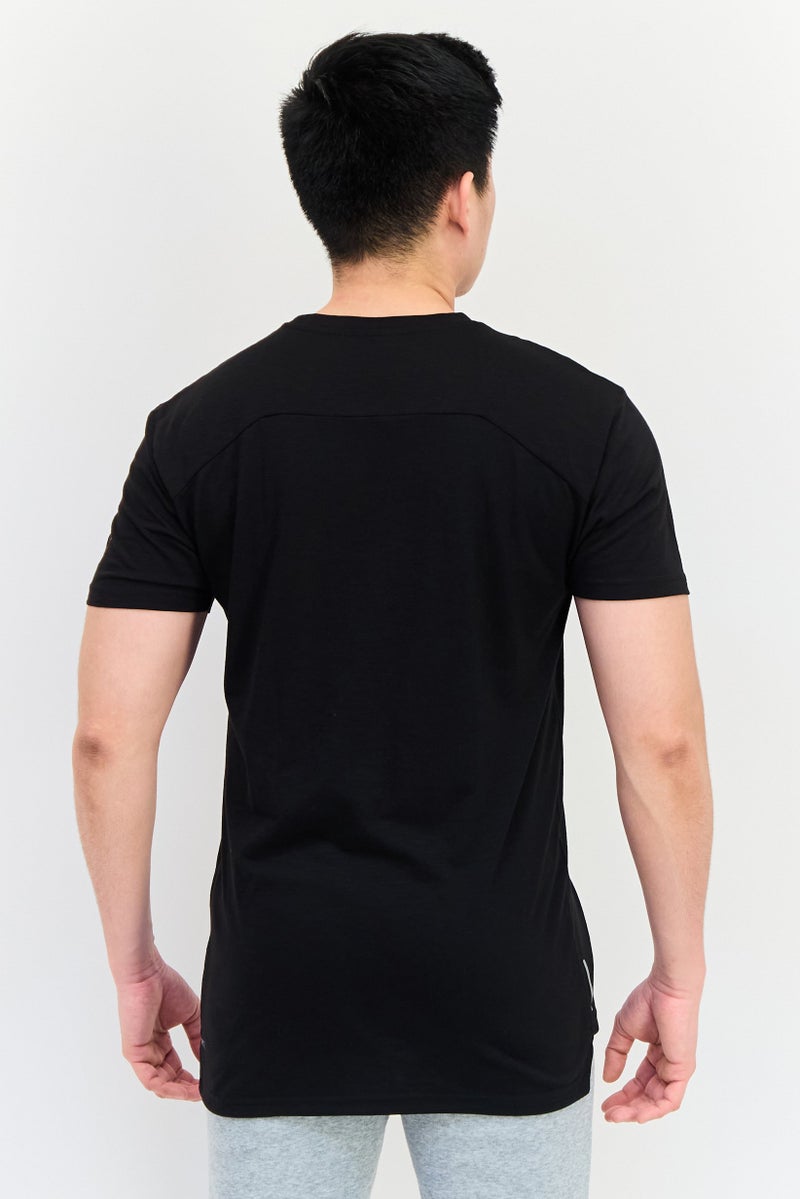 PUMA Men Sportswear Fit Brand Logo Outdoor T-Shirt, Black - Image 2