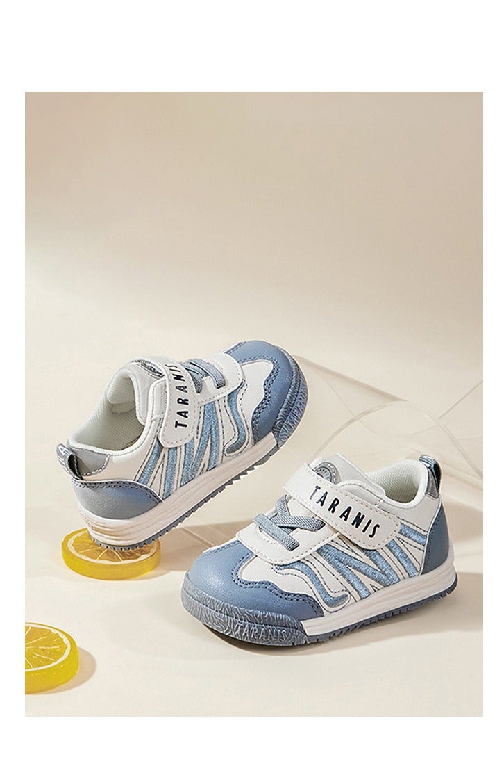 تارانيس Taranis Children's Shoes Blue Checkerboard Toddler Sneakers Color - Accent Baby Trainers - Image 1