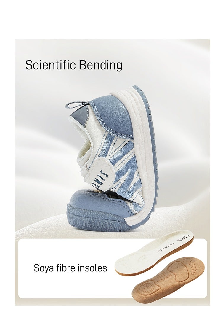 تارانيس Taranis Children's Shoes Blue Checkerboard Toddler Sneakers Color - Accent Baby Trainers - Image 2