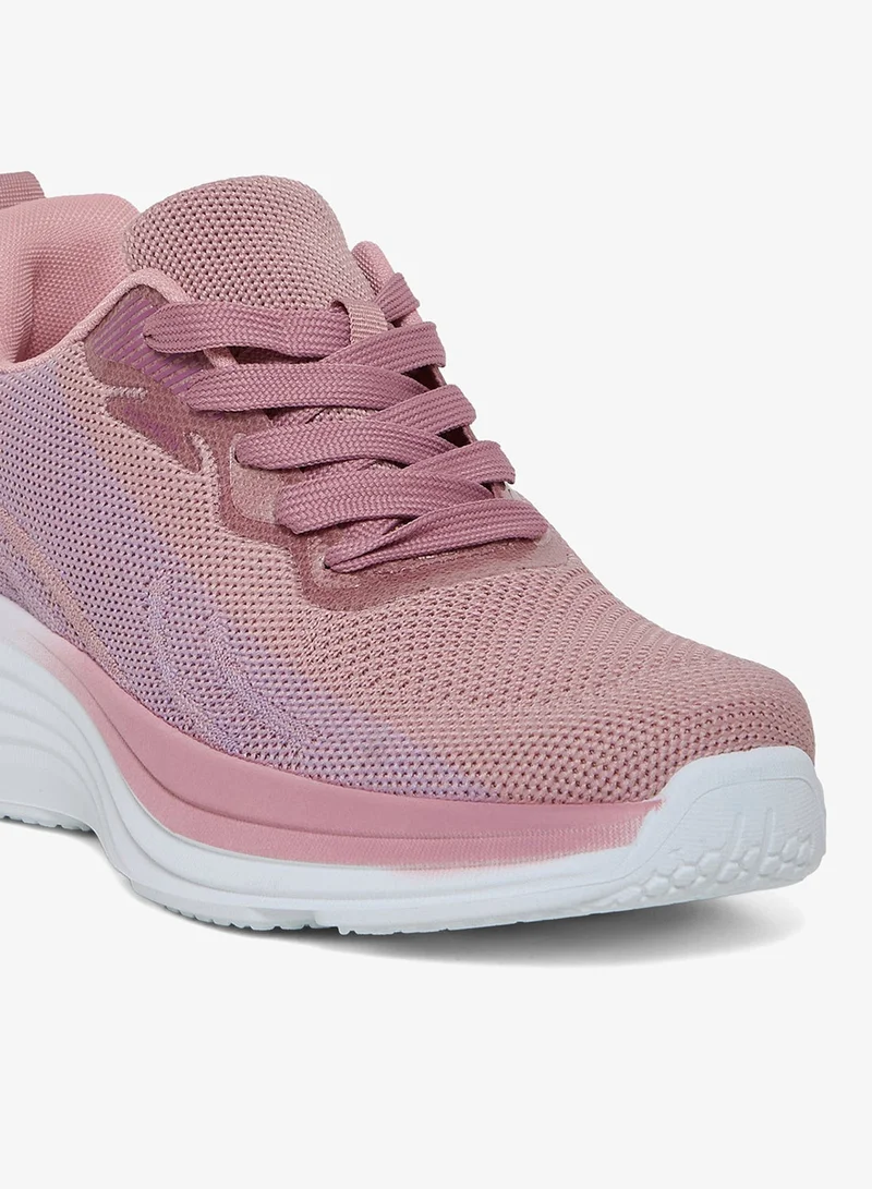 Geoomnii PINK GEOOMNII All-Day Comfort with Sports Shoes for Women – Breathable Mesh, Cushioned Insole, Lightweight Feel, Non-Slip Grip, Flexible Fit for Women | Best Price UAE