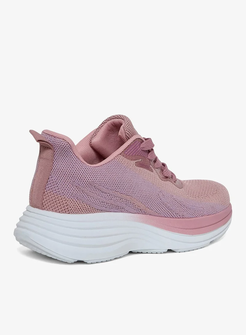 Geoomnii PINK GEOOMNII All-Day Comfort with Sports Shoes for Women – Breathable Mesh, Cushioned Insole, Lightweight Feel, Non-Slip Grip, Flexible Fit for Women | Best Price UAE