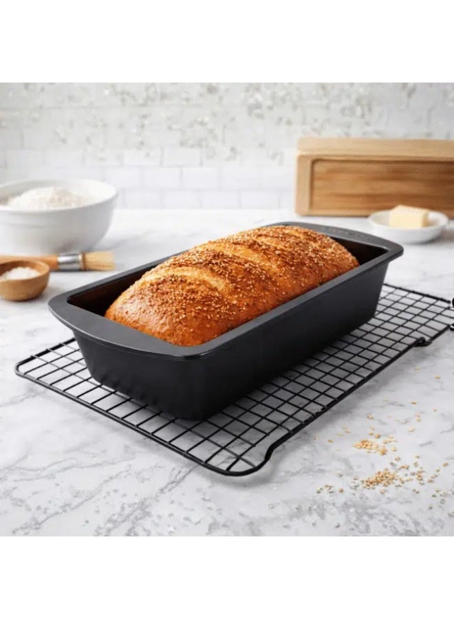Danny Home Nonstick Loaf Pan 28.7 x 14.8 x 6.5 cm – Carbon Steel Bread Baking Tin, Heavy Duty Rectangular Cake Mold, Oven Safe Bakeware for Bread, Banana Bread, Pound Cake & Meatloaf - Image 3