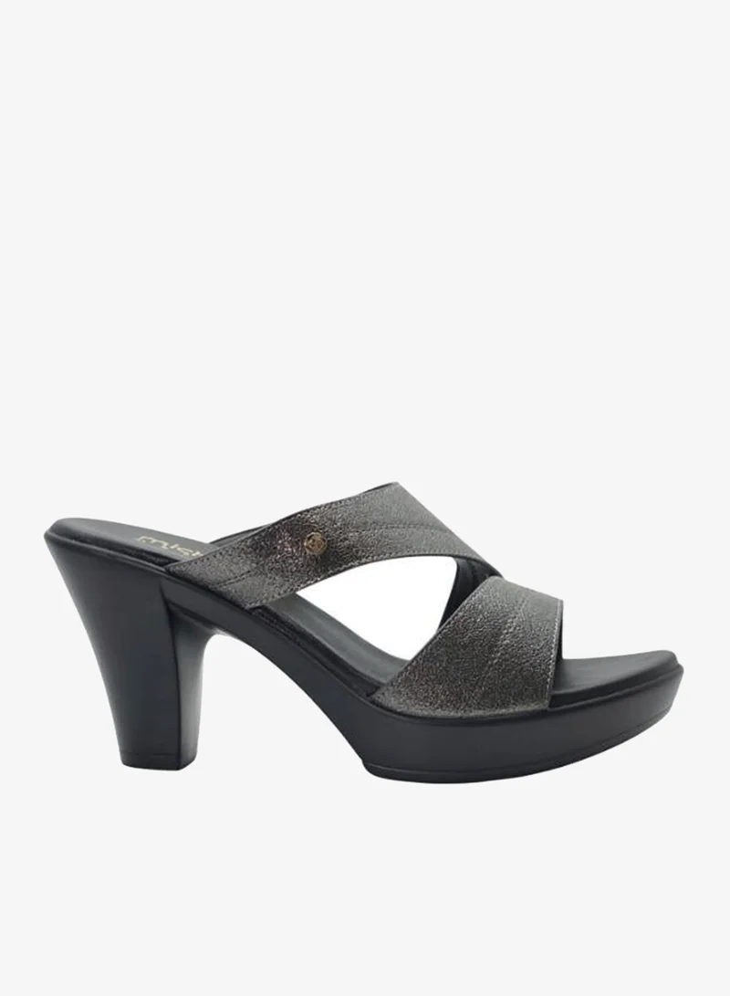 Michelle Morgan 092-3058 Michelle Morgan Ladies High Heel Sandals 514RL517 Pewter
