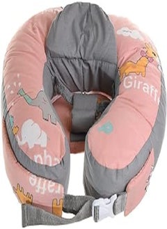 Mix and Max Mix&Max Microfiber Baby Nursing&Support Pillow Printed Shapes For Girls-Simon&Grey 