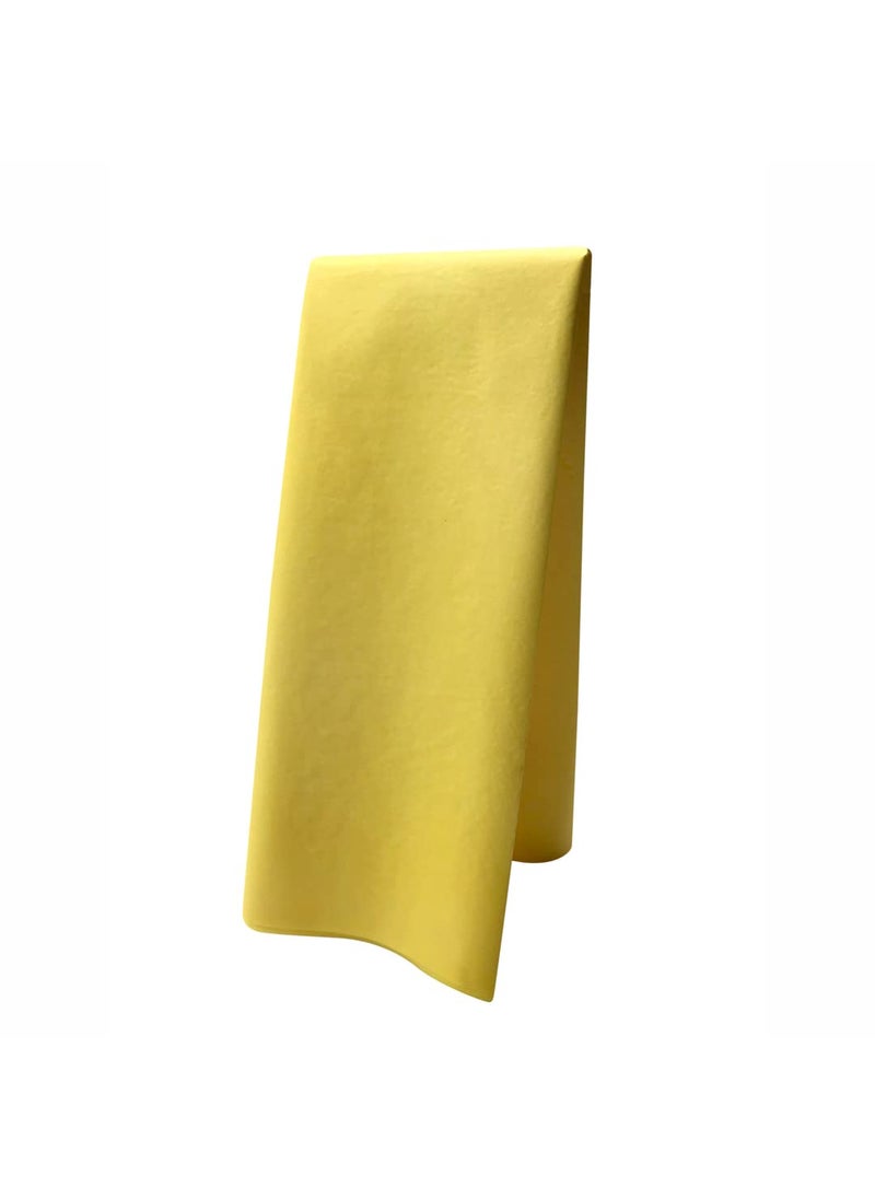 ECO SARRAS Eco Sarras Yellow multipurpose gift tissue paper sheets for Valentines day gift hampers gift packaging wedding decoration gift trays birthday decoration 30 Sheets  - Image 1